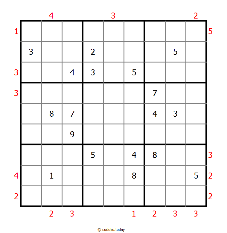 Skyscrapers Sudoku
