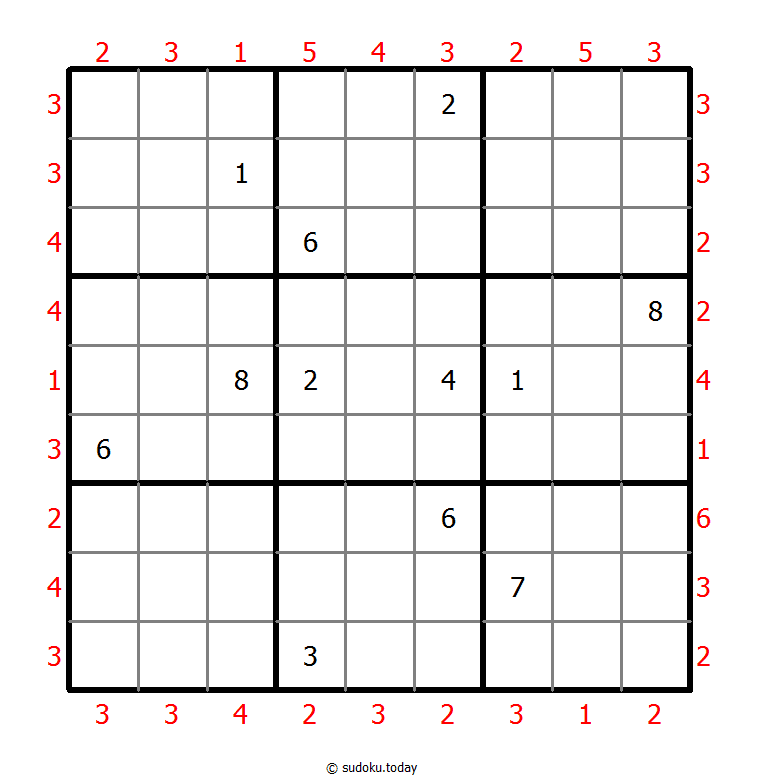 Skyscrapers Sudoku