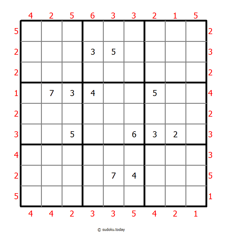 Skyscrapers Sudoku
